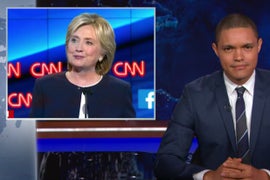 Trevor Noah Rips Hillary Clinton for Weak Debate Answer: ‘What Are You, Mr. and Mrs. Potato Head?’ (Video)