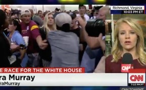 Fight Breaks Out at Donald Trump Rally Between Supporters and Protesters