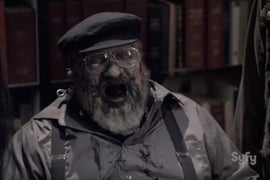 George R.R. Martin Makes Zombie Cameo on SyFy’s ‘Z Nation’ (Video)