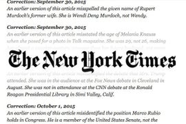 New York Times Adds 5 Corrections to Melania Trump Story