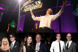 Paul McCartney Leads ‘Hey Jude’ Hollywood Sing Along for PETA’s 35th Birthday (Photos)
