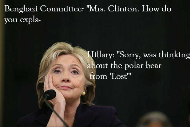 10 Funniest Memes Mocking Hillary Clinton S Benghazi Hearing Photos