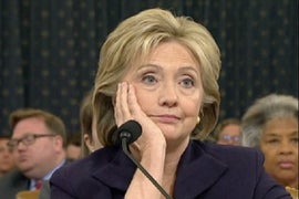 Hillary Clinton Ruins Perfectly Good Mannequin Challenge by Blinking Next to Bon Jovi (Video)