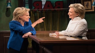 Hillary Clinton Tends Bar and Miley Cyrus Slams Josh Duggar in ‘SNL’ Premiere (Video)