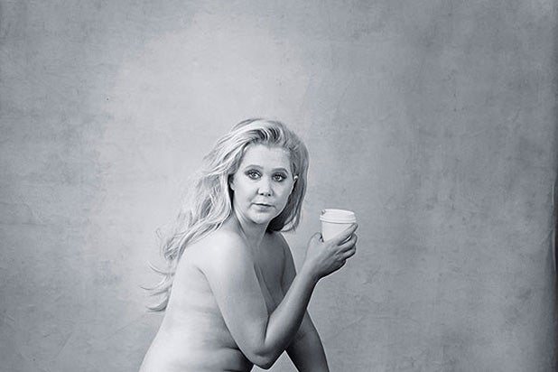 Amy Schumer Goes Topless for Pirelli Calendar (Photo)