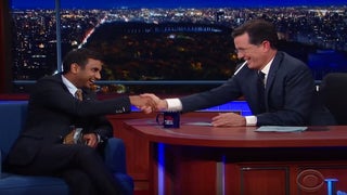 Aziz Ansari Mocks CBS for ‘All-Time High’ Diversity on Stephen Colbert’s ‘Late Show’ (Video)