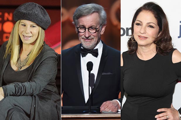 Steven Spielberg, Barbara Streisand and Gloria Estefan to receive the Presidential Medal of Freedom