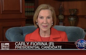 Carly Fiorina Blasts ‘Liberal Media’ Double Standard Over Hillary Clinton Supporter Threatening to Strangle Her (Video)