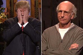 Larry David Hasn’t Collected $5,000 Reward for Calling Donald Trump Racist on ‘SNL’