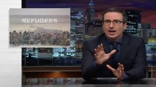 John Oliver Proposes Pie-Eating Contest for Syrian Refugee Screening (Video)