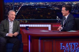 Stephen Colbert, Bill Maher Clash Over Religion on ‘Late Show’ (Video)