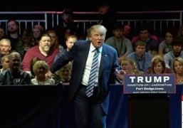 Watch Donald Trump’s Epic Impersonation of Ben Carson Stabbing His Friend (Video)