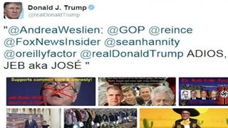 Donald Trump Retweets Nazi-Draped Jeb Bush Image