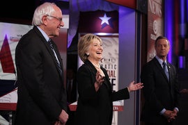 Clinton, Sanders, O’Malley Avoid Blaming ‘Radical Islam’ for Paris Attacks