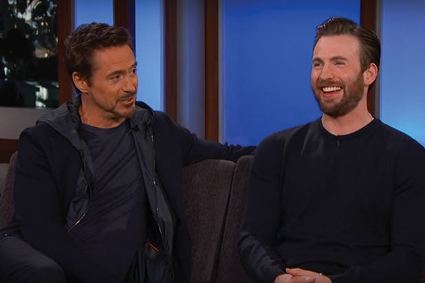 Downey Jr. and Evans talk "Civil War" Downey Jr. and Evans talk "Civil War"