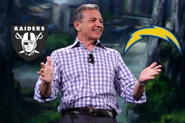 Bob Iger Raiders Chargers