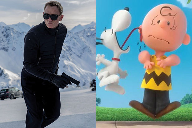 Bridget Bonds Jesse Roads - James Bond's 'Spectre,' 'Peanuts' Nostalgia Drive Social Media Buzz