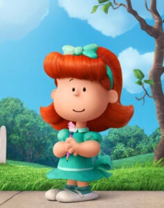THE LITTLE RED-HAIRED GIRL FIRST MENTIONED: November 19, 1961 Not much is known about the The Little Red-Haired Girl except that she is Charlie Brown's unrequited love in the Peanuts comic strip. Charlie Brown never found the courage to talk to her and she was never actually seen. The closest she came to appearing in Peanuts was in May, 1998, where she is seen in silhouette dancing with Snoopy. DID YOU KNOW: In the animated specials, which Charles M. Schulz considered non-canonical, the Little Red-Haired Girl is named Heather.