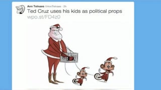 Washington Post Pulls Cartoon Depicting Ted Cruz’s Daughters as Monkeys (Photo)