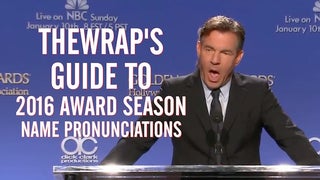 Saoirse Rhymes With Inertia – TheWrap’s Pronunciation Guide to Awards Season 2016 (Video)