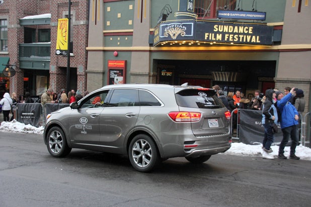 Kia Sorento Kia Sorento Celebrity Rides, Park nCity, UT 01-23-16 David Edwards/DailyCeleb.com 818-249-4998