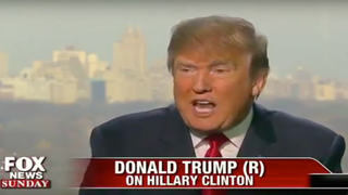 Watch Donald Trump Trash Hillary Clinton With a British Accent (Video)