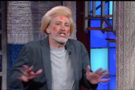 Watch Jon Stewart’s Epic Cheetos-Stained Donald Trump Impersonation (Video)