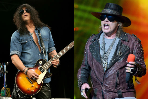 Report: Guns N' Roses shows will reunite Axl, Slash