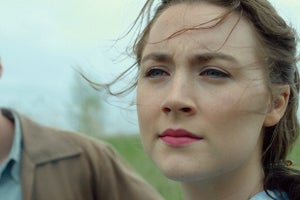 Emory Cohen as "Tony" and Saoirse Ronan as "Eilis" in BROOKLYN. Photo courtesy of Fox Searchlight Pictures. © 2015 Twentieth Century Fox Film Corporation All Rights Reserved