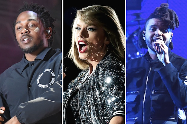 Kendrick Lamar Taylor Swift And The Weeknd Top Grammy Award Nominations