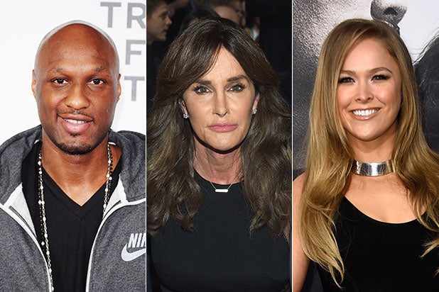 Lamar Odom, Caitlyn Jenner and Ronda Rousey