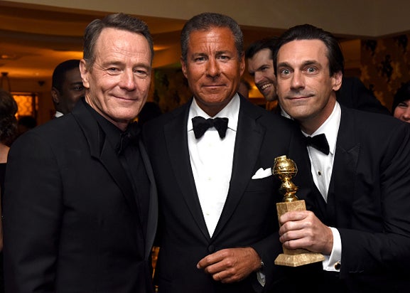 Bryan Cranston Richard Plepler Jon Hamm HBO Golden Globe Awards Party Bryan Cranston Richard Plepler Jon Hamm HBO Golden Globe Awards Party