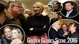Golden Globes Scene and Heard: Leonardo DiCaprio, 5 Actress Nominees Go for Tea (Photos)