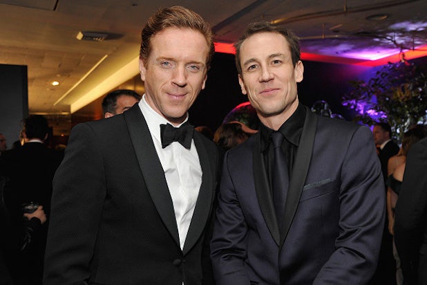 Damian Lewis and Tobias Menzies InStyle and Warner Bros Golden Globe Awards Party Damian Lewis and Tobias Menzies InStyle and Warner Bros Golden Globe Awards Party