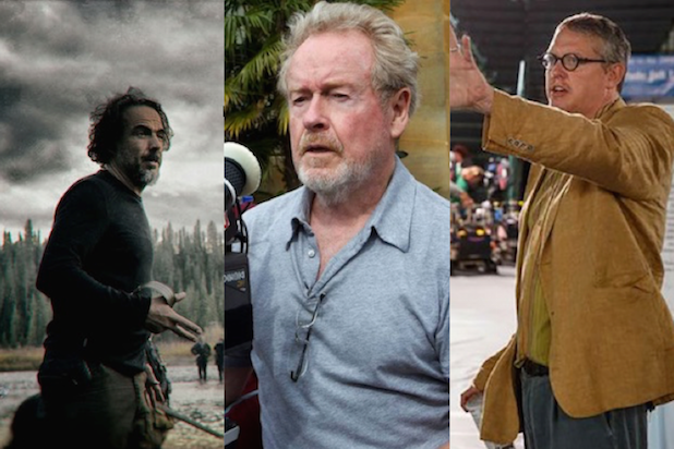 Alejandro G. Inarritu, Ridley Scott and Adam McKay