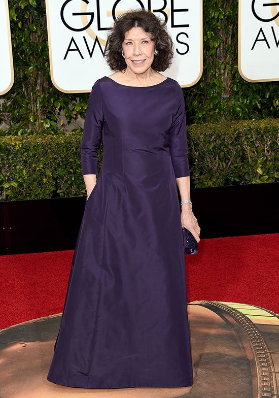 Lily Tomlin arrives at the Golden Globes Lily Tomlin arrives at the Golden Globes