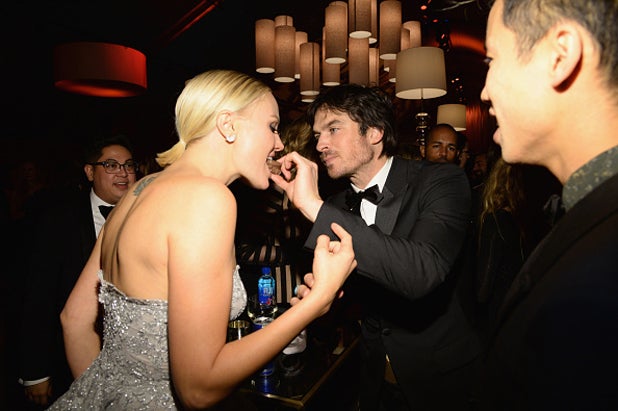 Malin Akerman Ian Somerhalder Weinstein Company and Netflix Golden Globes Party Malin Akerman Ian Somerhalder Weinstein Company and Netflix Golden Globes Party