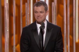 Golden Globes: Watch Matt Damon’s Perfect Reaction to Ricky Gervais’ Awkward Ben Affleck Joke (Video)