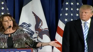 Today in Trump: Watch Sarah Palin Craziest Endorsement Moments: ‘No More Pussyfootin’ Around!’ (Video)