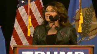 Sarah Palin Blames Son’s Arrest on PTSD, Obama’s Treatment of Veterans (Video)