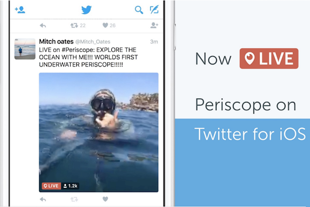 Twitter can autoplay Periscope live streams directly in Tweets
