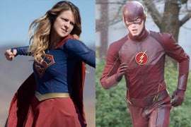 Grant Gustin Shares First Look at ‘Flash’-‘Supergirl’ Crossover (Photo)