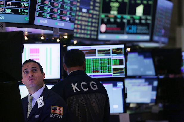 Traders on the floor of the New York Stock Exchange U.S. Markets Hope To Recover After Major Losses Last Week dow jones industrial average