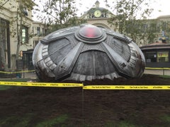‘X-Files’ UFO Crash Lands at L.A. Mall (Photos)