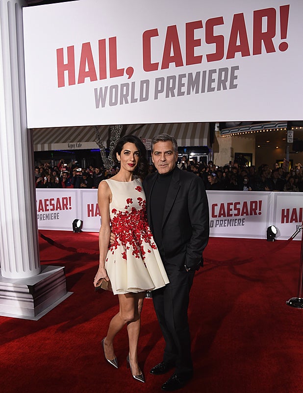 George Clooney and Amal at Hail Caesar premiere