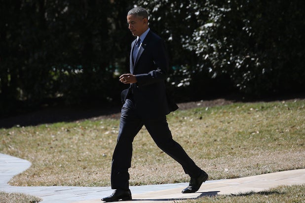 President Obama Departs White House For Los Angeles