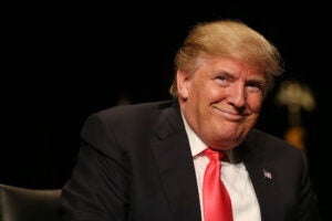 Donald Trump Campaigns In Western Iowa Day Before State's Caucus