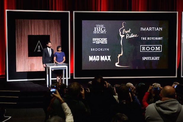 Academy Awards nominations announcement