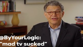 Watch Al Franken Read Mean Tweets Following Hillary Clinton Endorsement (Video)