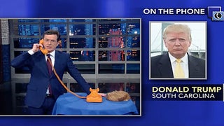 Donald Trump Calls Into Stephen Colbert’s ‘Late Show,’ Asks ‘Please Vote for Me, Y’all’